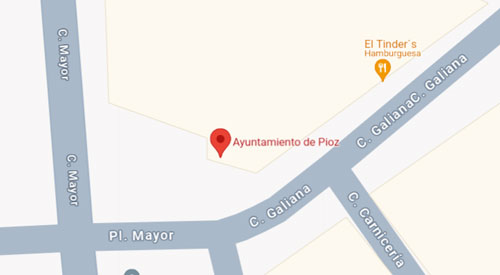 plano Registro Civil y Juzgado de Paz de Pioz Guadalajara