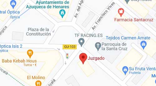 plano Registro Civil Azuqueca de Henares